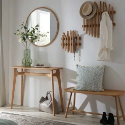 Wohnen Küchenbänke|Esszimmerbänke*Garderobenbank aus massivem Eichenholz - Gangizo