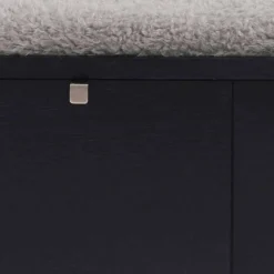 Wohnen Schuhschränke|Garderobenbänke*Garderobenbank Geskan in Schwarz