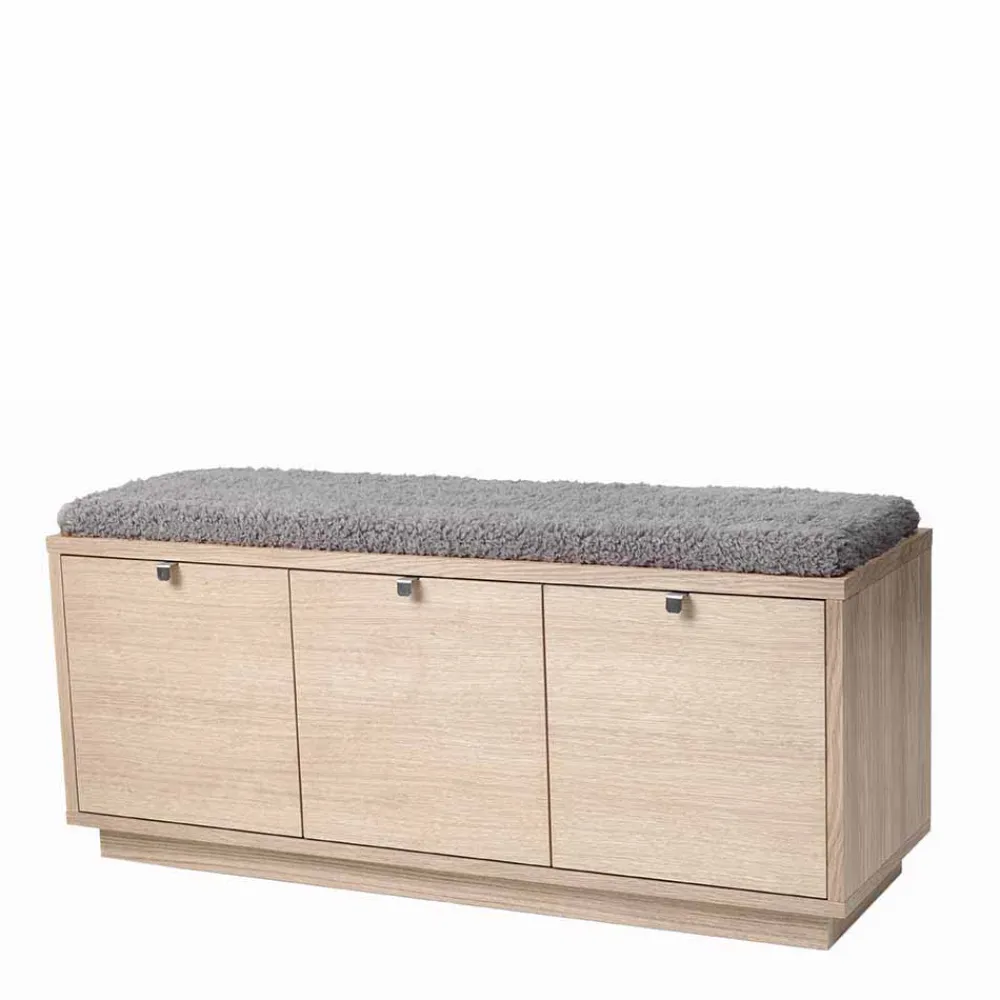 Wohnen Garderobenbank Vaxos mit Eiche furniert