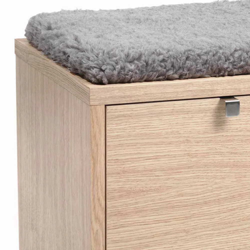 Wohnen Garderobenbank Vaxos mit Eiche furniert