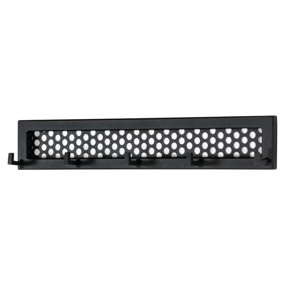 Wohnen Garderoben|Garderoben*Garderobenhakenleiste aus Stahl in Schwarz - Orcia