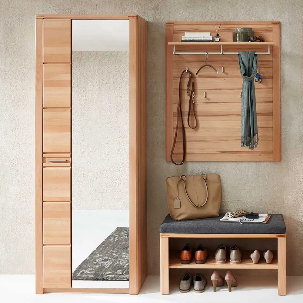 Wohnen Garderoben-Kombination Möbel-Set - Viktorion (dreiteilig)