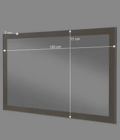 Wohnen Garderobenkombination Srocca in Taupe Glas beschichtet (dreiteilig)
