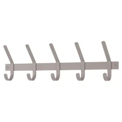 Wohnen Bürogarderoben*Garderobenleiste in Taupe pulverbeschichtet - Aadam