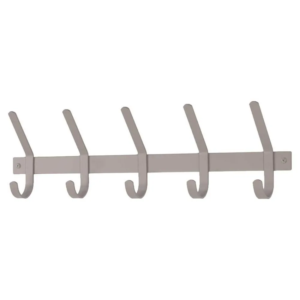 Wohnen Bürogarderoben*Garderobenleiste in Taupe pulverbeschichtet - Aadam