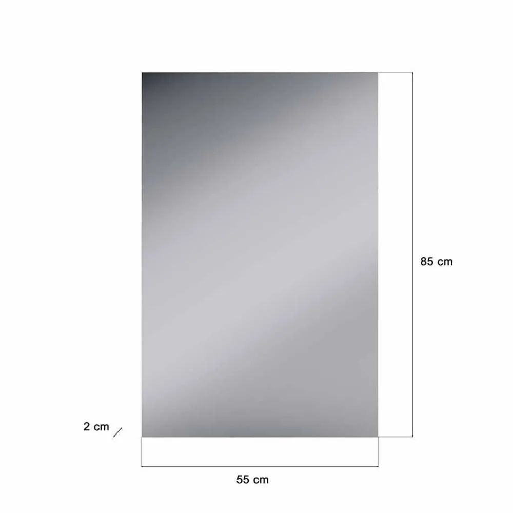 Wohnen Weiße Möbel|Glasmöbel*Garderobenmöbel Block Set - Sumatra (fünfteilig)