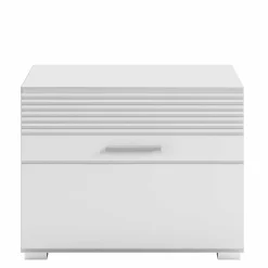 Wohnen Weiße Möbel|Glasmöbel*Garderobenmöbel Block Set - Sumatra (fünfteilig)