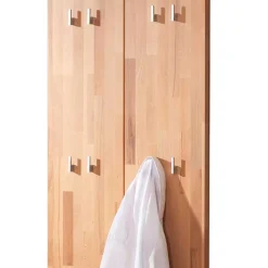 Wohnen Glasmöbel|Diele Komplett*Garderobenmöbel Coestra aus Kernbuche (zweiteilig)