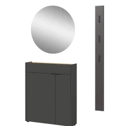 Wohnen Garderobenmöbel Set 97 cm breit - Sidgarus (dreiteilig)