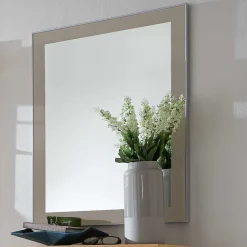 Wohnen Garderobenmöbel Set Diecca in Taupe Glas beschichtet (fünfteilig)