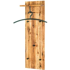 Wohnen Garderobenpaneel aus Eiche Massivholz & Metall - Vienna