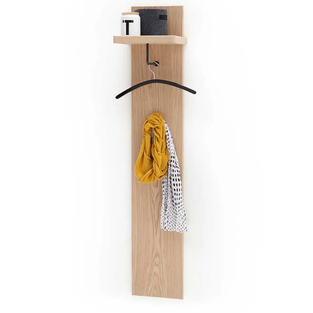 Wohnen Garderobenpaneel in Eiche Bianco - Arkadiuz