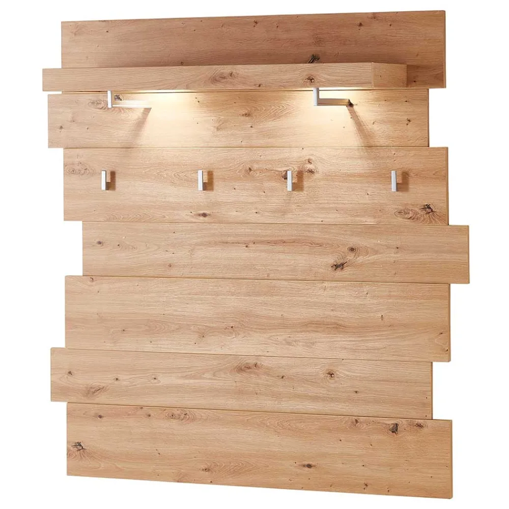 Wohnen Bürogarderoben*Garderobenpaneel in Holz Optik Wildeiche - Symbrosia