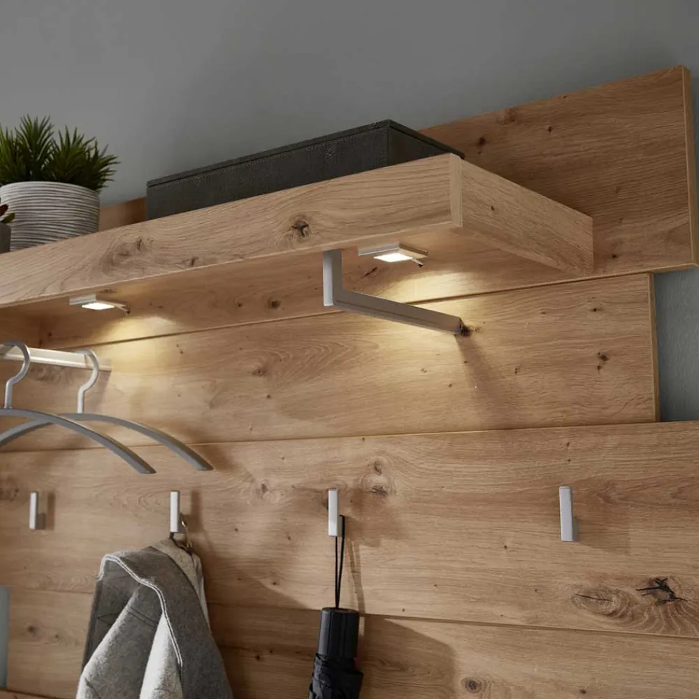 Wohnen Bürogarderoben*Garderobenpaneel in Holz Optik Wildeiche - Symbrosia