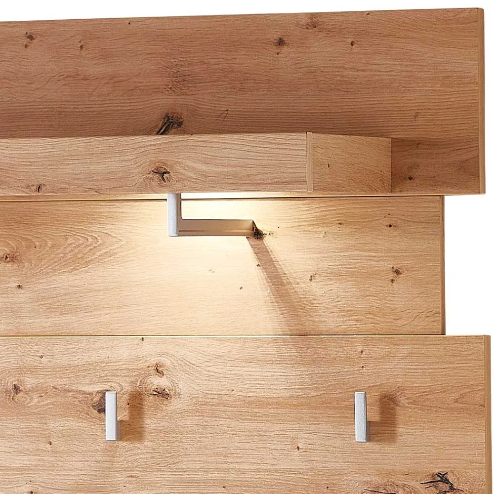 Wohnen Bürogarderoben*Garderobenpaneel in Holz Optik Wildeiche - Symbrosia