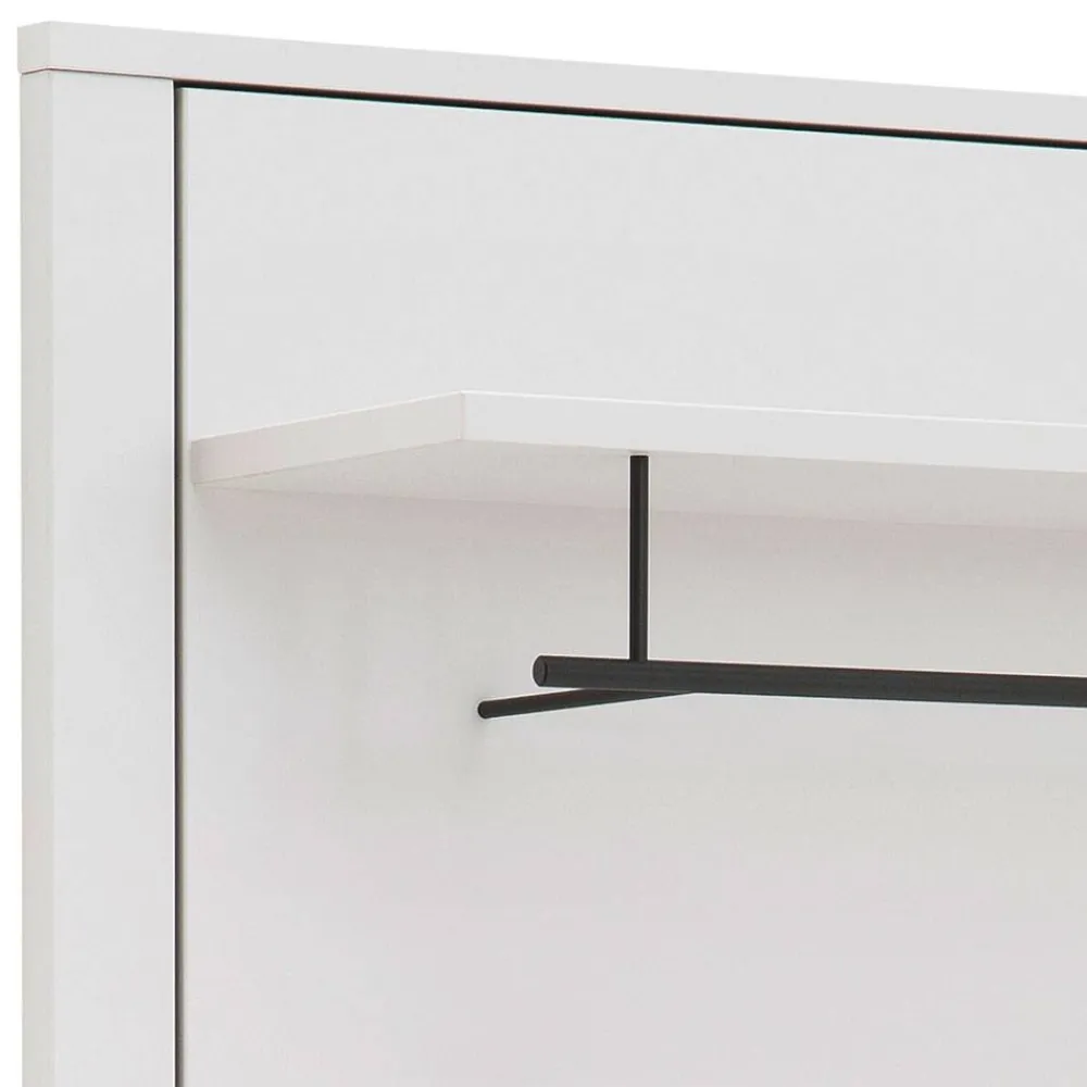 Wohnen Bürogarderoben*Garderobenpaneel in Lichtgrau mit Wildeiche - Ballina