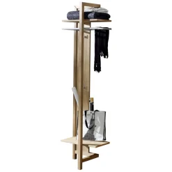 Wohnen Garderobenpaneel Natrius aus Wildeiche massiv