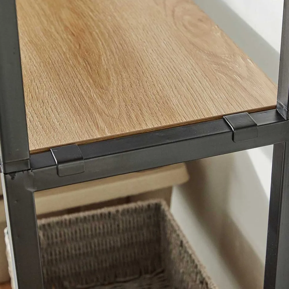 Wohnen Garderoben|Garderoben*Garderobenregal mit 5 Böden in Akazie Optik - Favorite