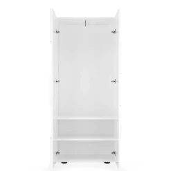 Wohnen Weiße Möbel|Garderobenschränke*Garderobenschrank in Weiß hochglänzend - Castalla