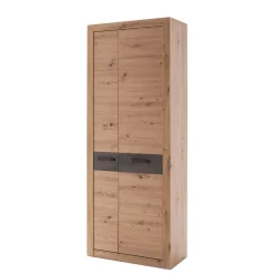 Wohnen Garderobenschrank in Wildeiche Optik - Carry