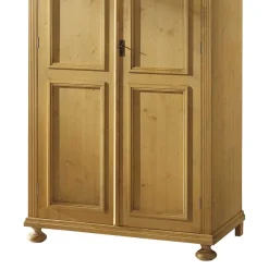 Wohnen Garderobenschrank Melessa aus Fichte Massivholz