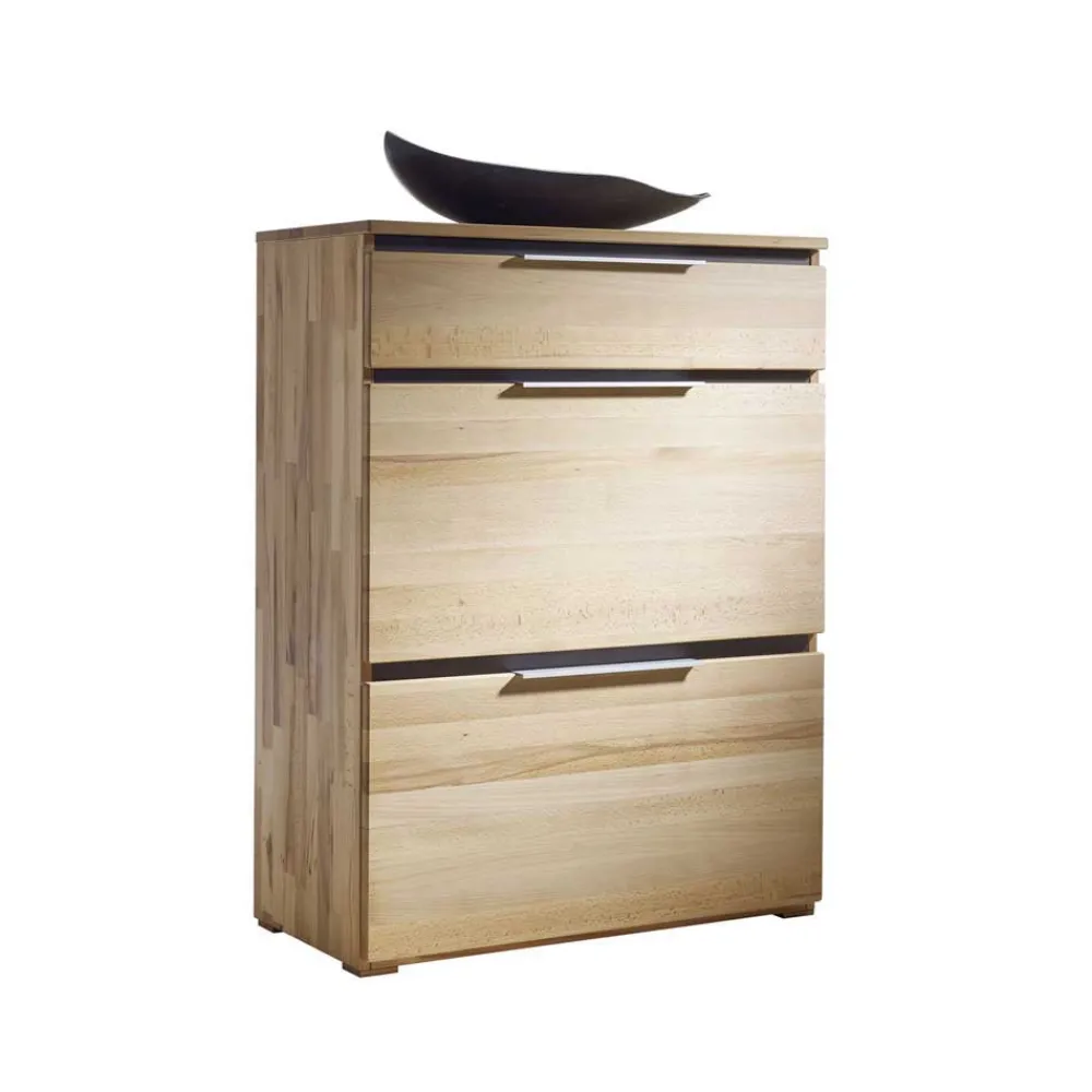 Wohnen Garderobenset Leyrina aus Kernbuche Massivholz (fünfteilig)