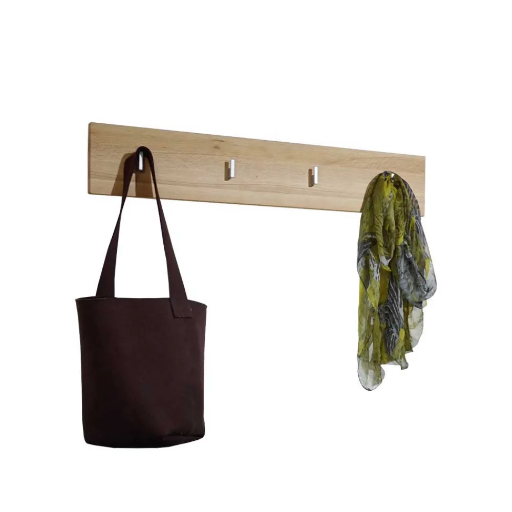 Wohnen Garderobenset Leyrina aus Kernbuche Massivholz (fünfteilig)