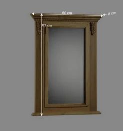 Wohnen Spiegel|Flurspiegel*Garderobenspiegel Melessa aus Fichte Massivholz