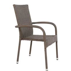 Wohnen Sitzgruppe|Rattanmöbel*Garten Altholztisch Teak & Stühle - Bataia (siebenteilig)