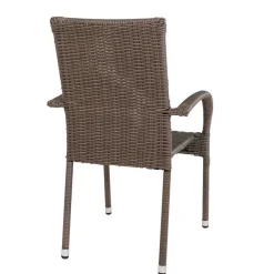 Wohnen Sitzgruppe|Rattanmöbel*Garten Altholztisch Teak & Stühle - Bataia (siebenteilig)