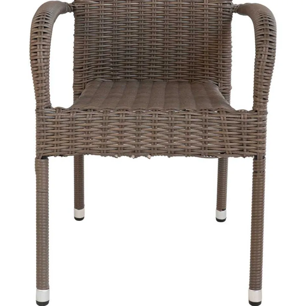 Wohnen Sitzgruppe|Rattanmöbel*Garten Altholztisch Teak & Stühle - Bataia (siebenteilig)