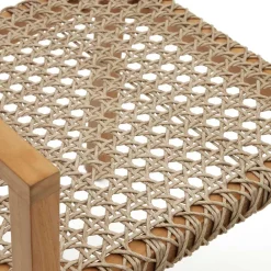 Wohnen Rattanmöbel*Garten Armlehnstühle aus Teak Massivholz - Conave (2er Set)