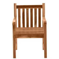 Wohnen Garten Armlehnstuhl aus Teak Massivholz - Klahuma