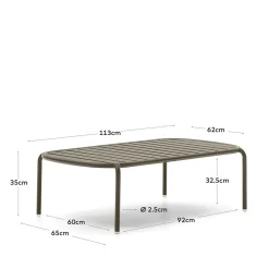 Wohnen Garten Couchtisch in Grün - Ocna