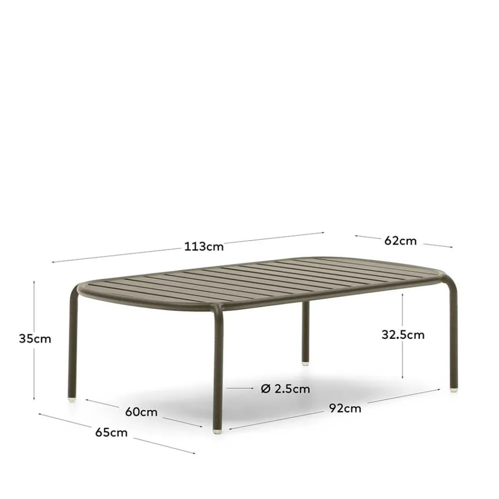 Wohnen Garten Couchtisch in Grün - Ocna