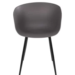 Wohnen Schwarze Möbel|Balkonmöbel*Garten Essgruppe mit Holztisch - Waronka (siebenteilig)