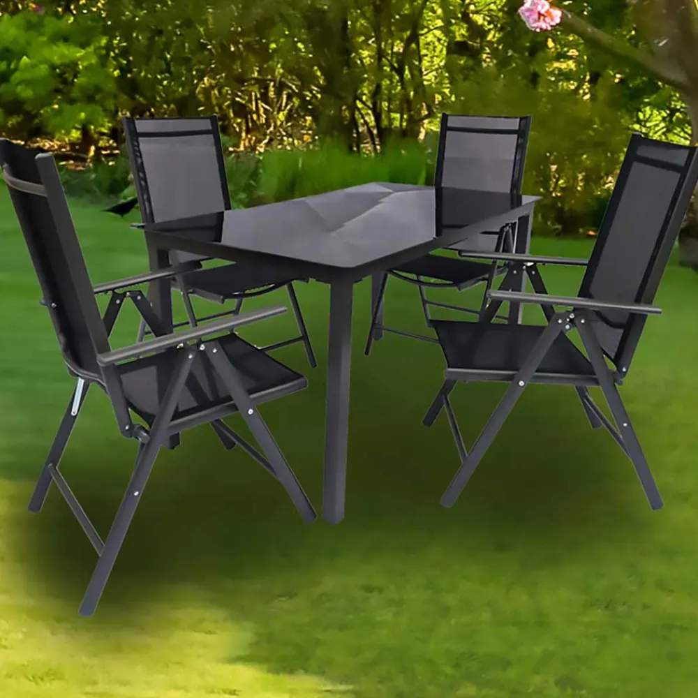 Wohnen Garten Esstischgruppe Set - Trexana (fünfteilig)