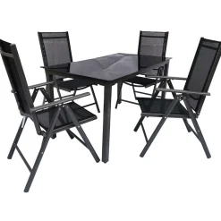 Wohnen Garten Esstischgruppe Set - Trexana (fünfteilig)