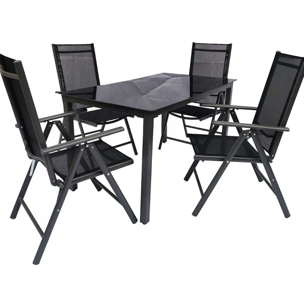 Wohnen Garten Esstischgruppe Set - Trexana (fünfteilig)