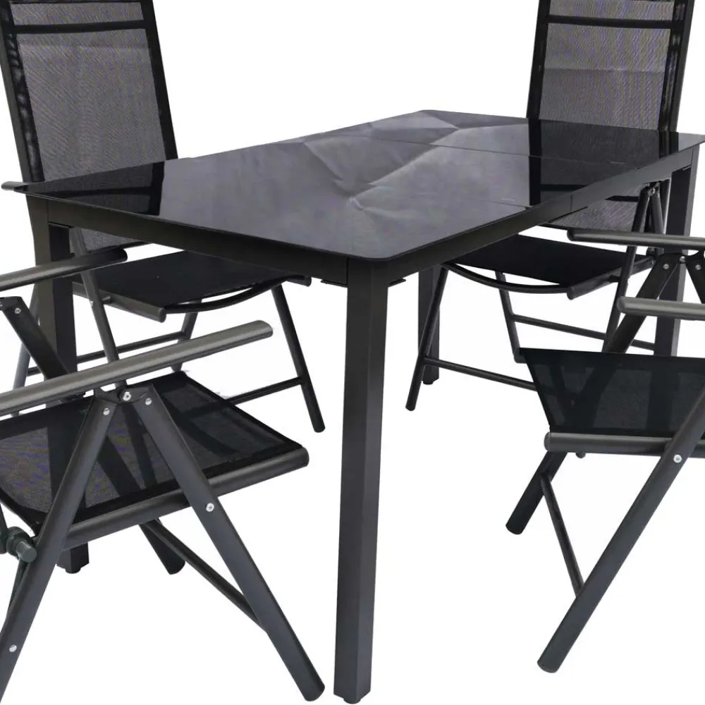 Wohnen Garten Esstischgruppe Set - Trexana (fünfteilig)