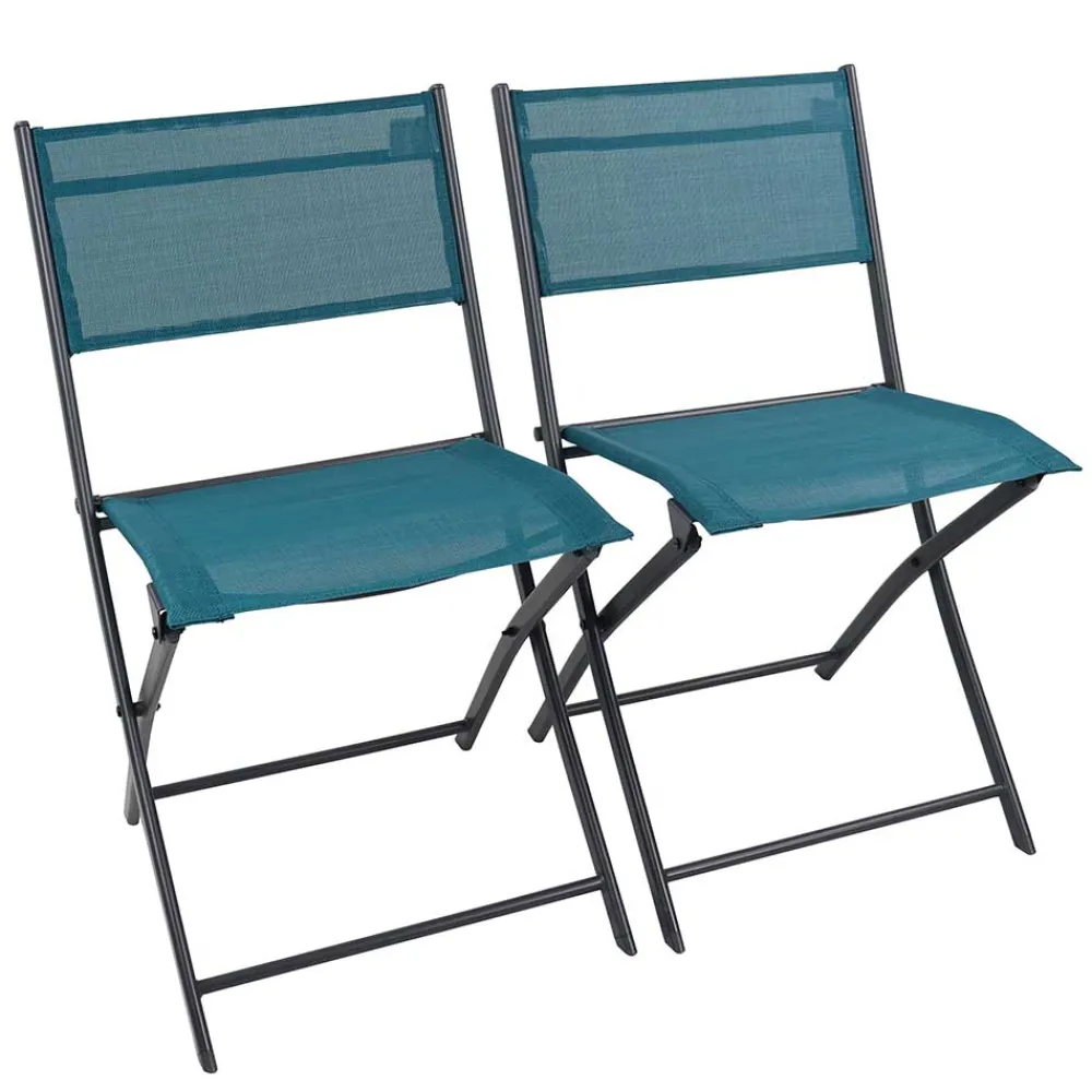 Wohnen Garten Klappstühle in Türkis - Ariet (2er Set)