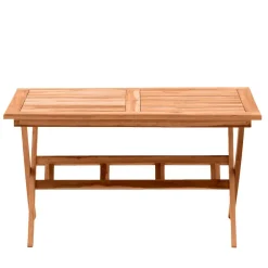 Wohnen Teakholz-Gartenmöbel*Garten Klapptisch 135x75x85 cm - Klahuma