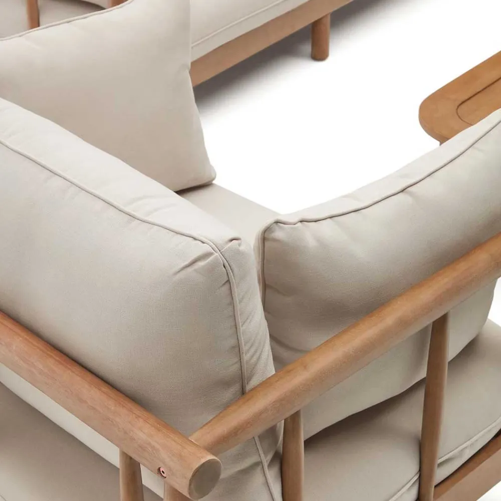 Wohnen Garten Lounge Sitzgruppe Set - Perconia (vierteilig)