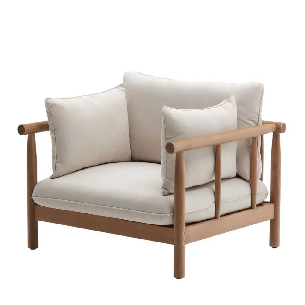 Wohnen Garten Lounge Sitzgruppe Set - Perconia (vierteilig)