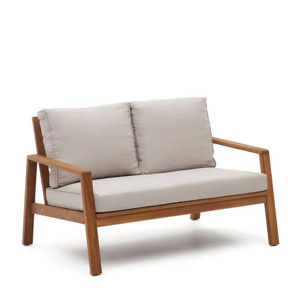 Wohnen Balkonmöbel|Terrassenmöbel*Garten Lounge Sitzgruppe aus Massivholz - Lititia (vierteilig)