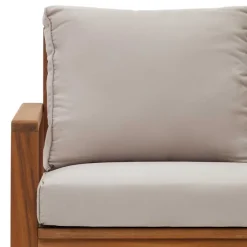 Wohnen Balkonmöbel|Terrassenmöbel*Garten Lounge Sitzgruppe aus Massivholz - Lititia (vierteilig)