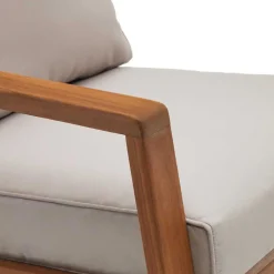 Wohnen Balkonmöbel|Terrassenmöbel*Garten Lounge Sitzgruppe aus Massivholz - Lititia (vierteilig)