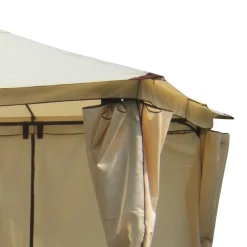 Wohnen Garten Pavillon Paolo mit Seitenteilen