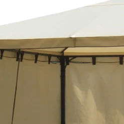 Wohnen Garten Pavillon Paolo mit Seitenteilen