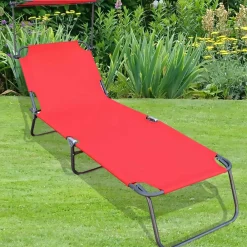 Wohnen Garten Relaxliege - klappbar mit Dach - Vorena